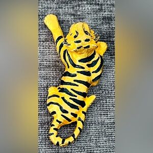 Gold and Black Tiger Brooch